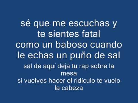 santa rm  el rap es un trabajo duro con letra
