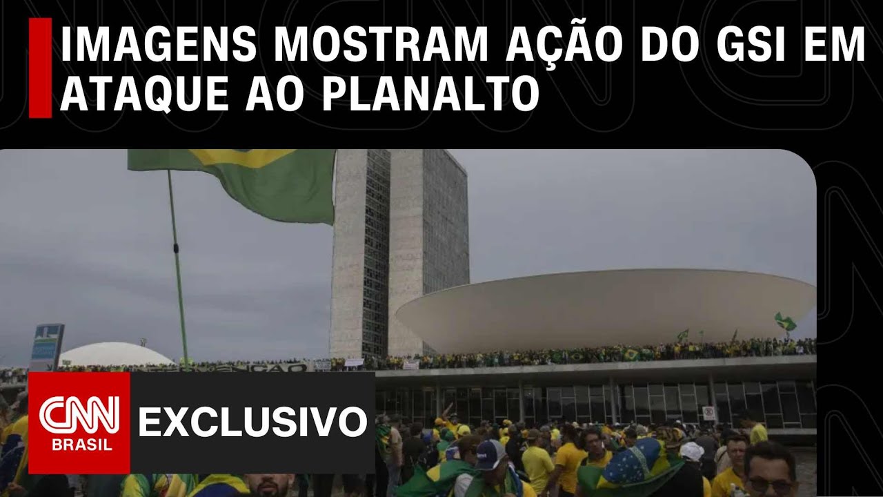 Exclusivo: Imagens mostram ação do GSI em ataque aos Três Poderes em 8 de janeiro | CNN NOVO DIA