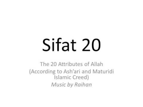 Sifat 20 - ALLAH_HD