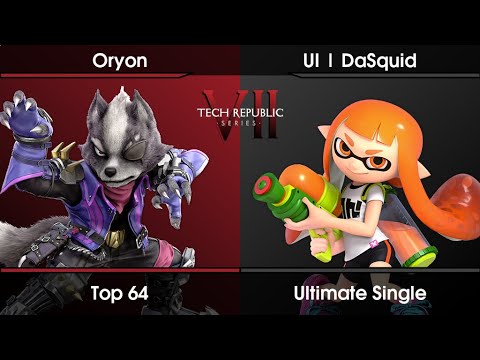 Tech Republic VII Top 64 - Oryon (Wolf) Vs. UI | DaSquid (Inkling,Kazuya) SSBU Ultimate Tournament