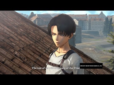 Attack on Titan Wings of Freedom Levi(No Jacket)99+Perfected Gear Gameplay