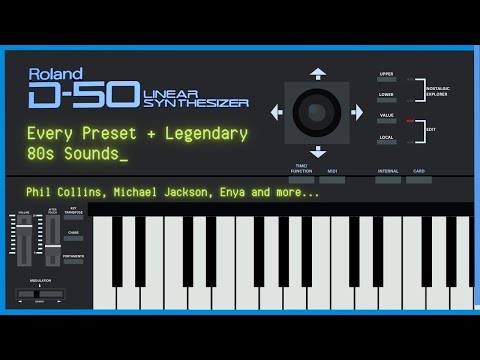 Roland D-50 Synth: Every Preset + The Legendary 80s Sounds You Know!