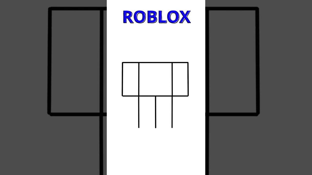 How To DRAW ROBLOX NOOB (Easy Drawing)