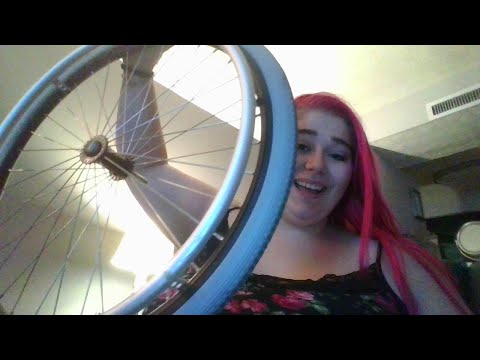 Putting lights on my wheelchair!