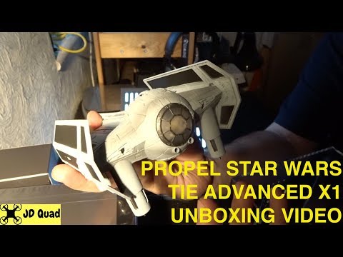 Propel Star Wars Tie Advanced X1 Unboxing & Overview Video