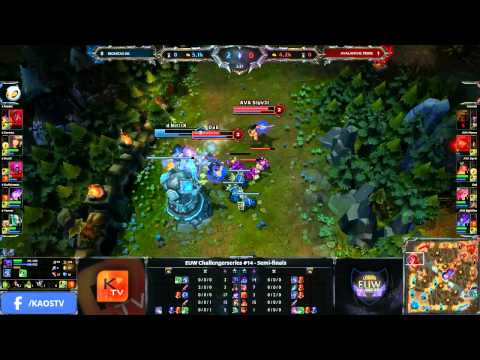 Dignitas UK Vs. Avalanche Prime Map 2 - Semi-finals - EUW Challenger Series #14