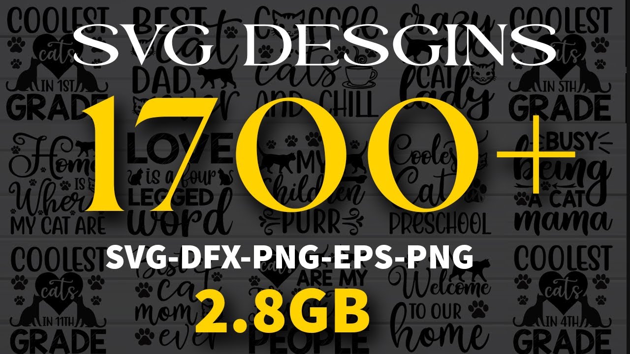 1700+ SVG Design Download In EPS SVG DFX PNG Files |English|