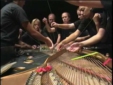 The Bowed Piano Ensemble perform Stephen Scott's Entrada