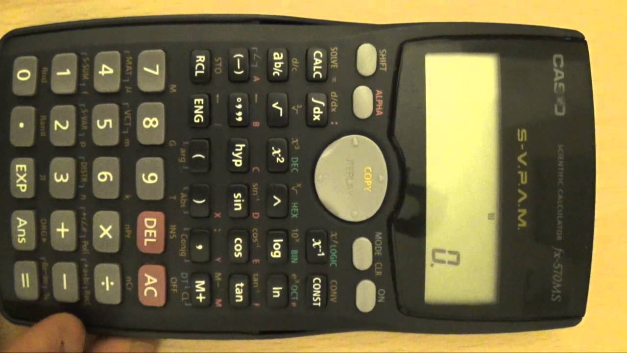 Cálculos con grados, minutos y segundos. ¿Cómo utilizar una calculadora científica Casio fx-570MS