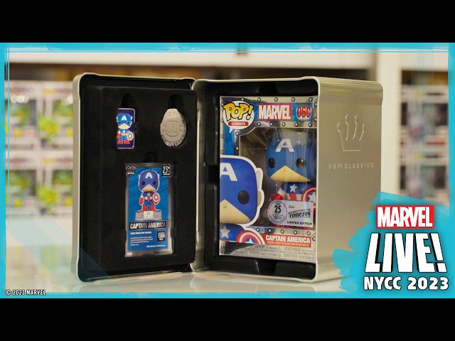 Funko POP! Captain America 25th Anniversary NYCC 2...