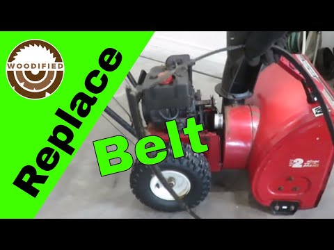 Snowblower Auger Belt Replacement - Easier way?