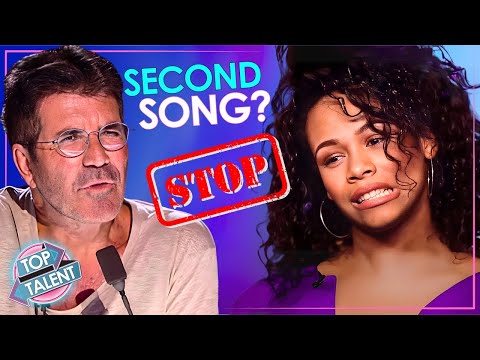 Simon STOPS✋ Auditions and DEMANDS Second Song!
