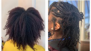 How To Start Locs With Two Strand Twists