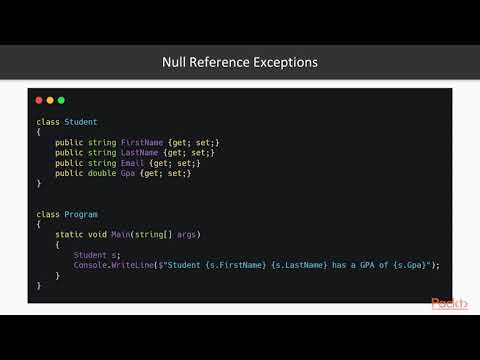 C 8 and NET Core 3 0 New Features The Problem With NullReference Exceptions | packtpub com