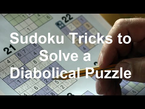 Sudoku Primer 158 - Sudoku Techniques used to solve a diabolical puzzle (answer sheet)
