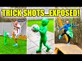 DANIEL CUTTING EXPOSED!! (How To Fake Trick Shots!)