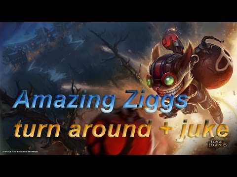 Amazing Ziggs turn around + juke