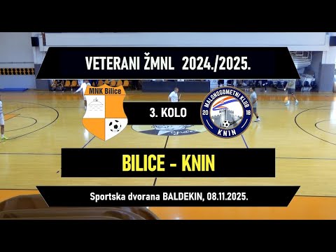 VETERANI ŽMNL: BILICE - KNIN  1:3, 08.11.2025.
