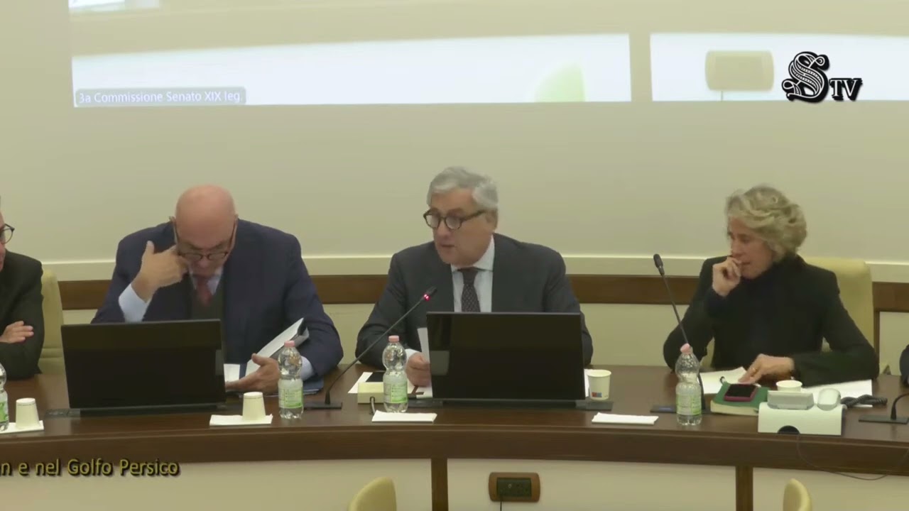 IRAN, IL MINISTRO TAJANI IN AUDIZIONE IN PARLAMENTO