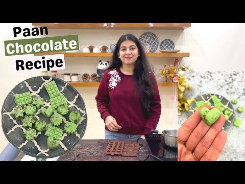 Paan Chocolate Recipe | Make Paan Chocolate with me | Cute Mini Paan Chocolate in 10 Mins | Paan