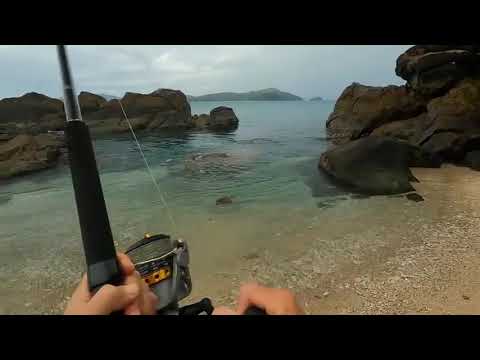 Solo % Hootchie % camping % on % mini % island %   % Kayaking %   % Beach Shark fishing