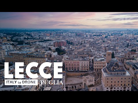 LECCE - Discover the Enchanting Beauty from Above | Italy by Drone [4K]