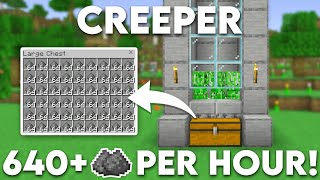 NEW 1.21 CREEPER GUNPOWDER Farm in Minecraft Bedrock! (Windows10/MCPE/Nintendo Switch/PS4/Xbox)