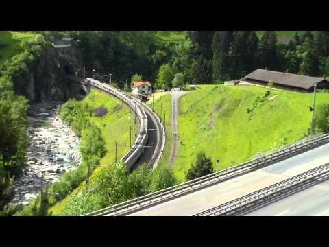 ETR 470. FS.  IN USCITA DALLA GALLERIA : WASSEN (CH) 2 - 6 - 2014.