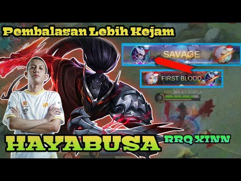 SAVAGE !!! BEST BUILD HAYABUSA 2021 RRQ XIN