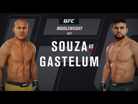 TITLE IMPLICATIONS SOUZA VS GASTELUM UFC 224 SIMULATION - EA Sports UFC 3