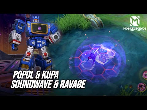 Popol & Kupa - Shoundwave & Ravage | Transformer Skin | New Skin Review | Mobile Legends