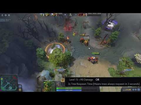 7.07 ( Treant Protector )  lvl 15 Talent : Tree respawn