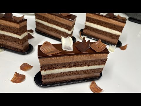tranche 3 chocolats اول فيديو لي بالصوت 🥰نهديكم وصفة  طرونش المحلات متراطوش بنة ولا اروع 😍