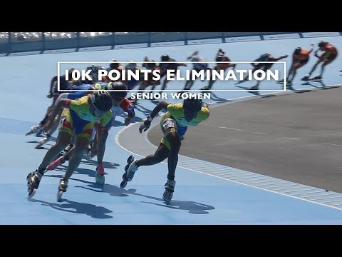 10K Points Elimination Senior Women - Powerslide @ World Roller Games 2019