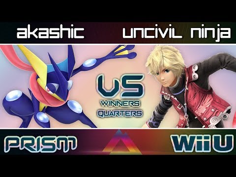 PRISM 133 - Akashic (Greninja) vs. Uncivil Ninja (Shulk) - Winners Quarters - Smash Wii U