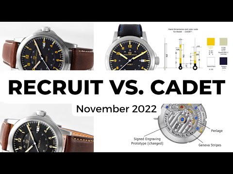 RECRUIT vs CADET Field Watch Series - An Introduction to the TWC Collections
