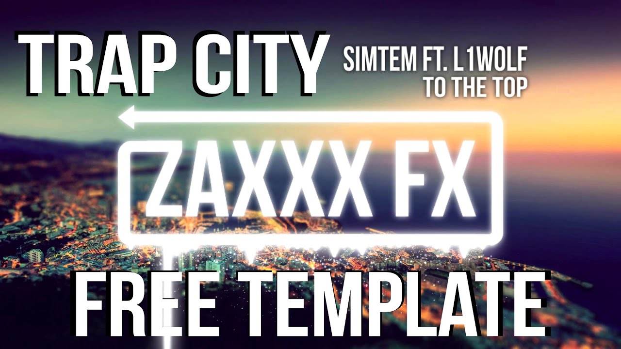 Trap City Visualizer | Free AE Visualizer Template [Audio React]