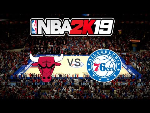 NBA 2K19 Philadelphia 76ers MyLeague - Bulls vs 76ers (Game 2)