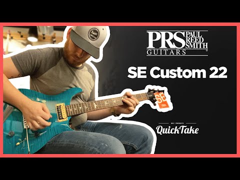Демонстрация звучания электрогитары PRS SE Custom 22 Sapphire