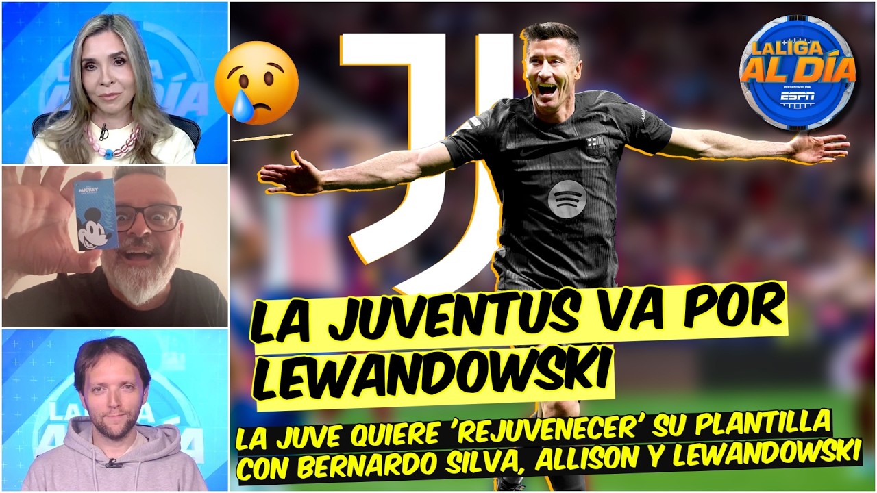 Lewandowski NO SEGUIRÁ en BARCELONA la próxima temporada y suena para la JUVENTUS | La Liga al Día