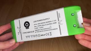 FTPC100V12-D Stmívatelný zdroj TRIAC 100W 12V
