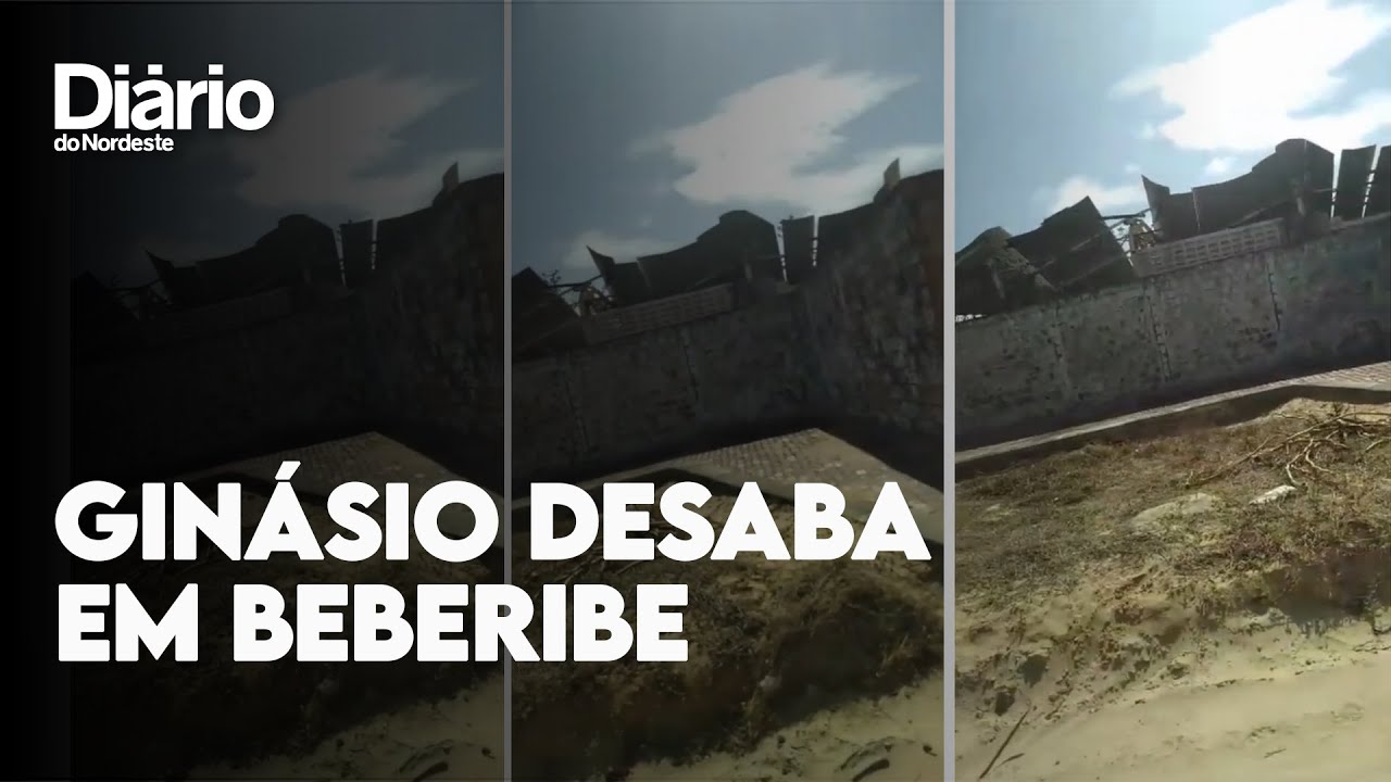 Imagem da notícia Ginásio poliesportivo interditado desaba em Beberibe na manhã desta sexta (19)