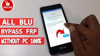 🔥 ALL BLU FRP BYPASS | WITHOUT PC | REMOVE GOOGLE ACCOUNT LOCK | #AndroidUnlock
