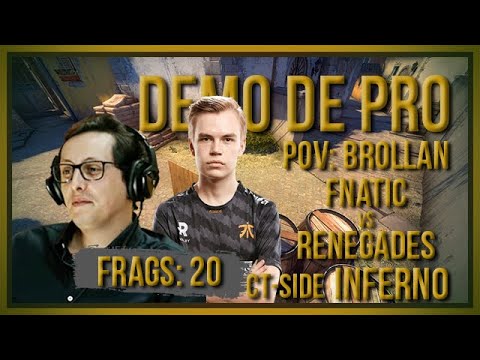 [PT] zorlaK Analisa: PoV BROLLAN - FNATIC vs RENEGADES - INFERNO (CT-SIDE) [Demo de Pro]