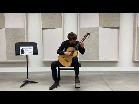 European Bach Guitar Award 2022 – First round  Daniel Schneider