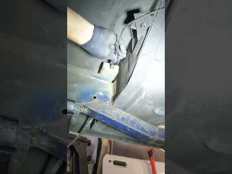trick to removing foxbody mustang parking brake cables #shorts