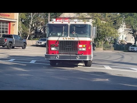 Lynn, MA Fire Engine 8 (Acting as Engine 5) responding to party with difficulty breathing