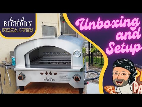 Big Horn Pizza Oven Initial Setup and Prep - Best Low-Mid Priced Pizza Oven