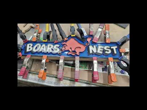 Boar's Nest - CNC - Epoxy - LED back lit