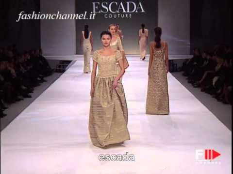 "Escada" Spring Summer 2002 Bridalwear Paris & Rome by FashionChannel